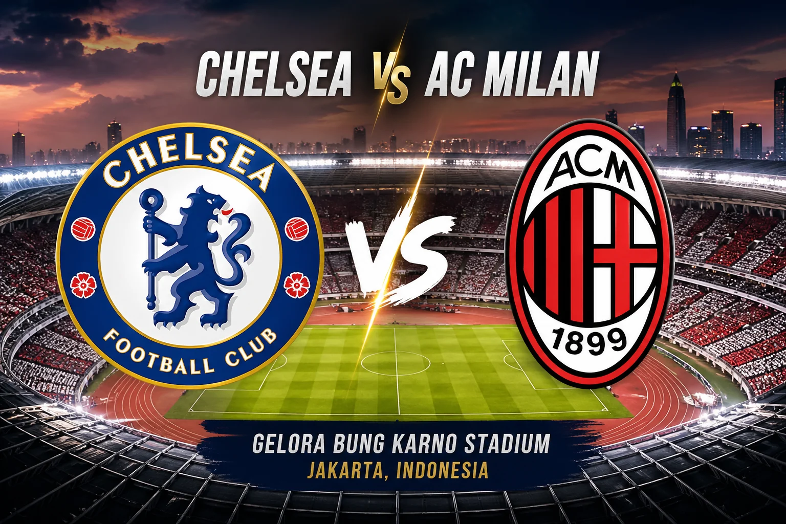 Chelsea dan AC Milan Tiba di Indonesia: Menulis Sejarah Baru Sepak Bola Tanah Air