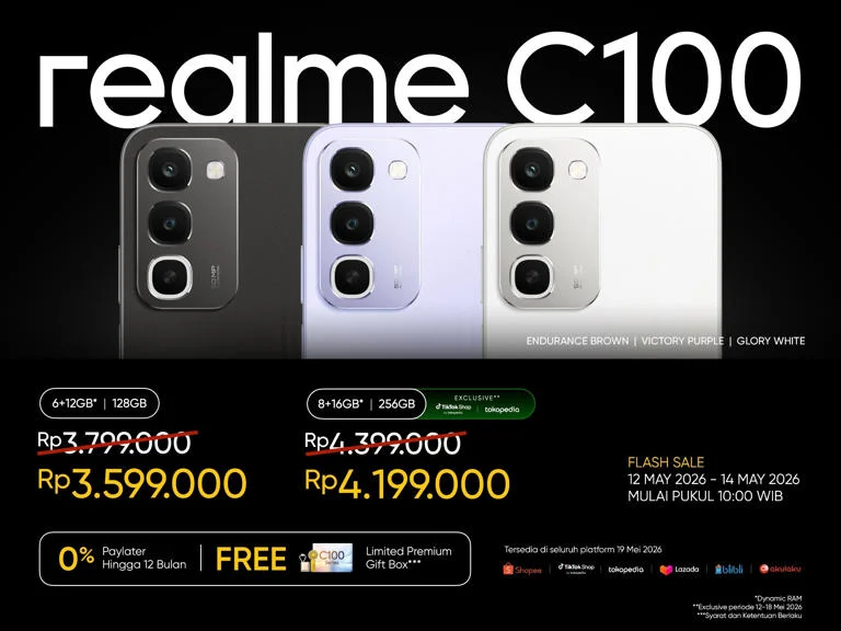 Harga Realme C100 di Indonesia