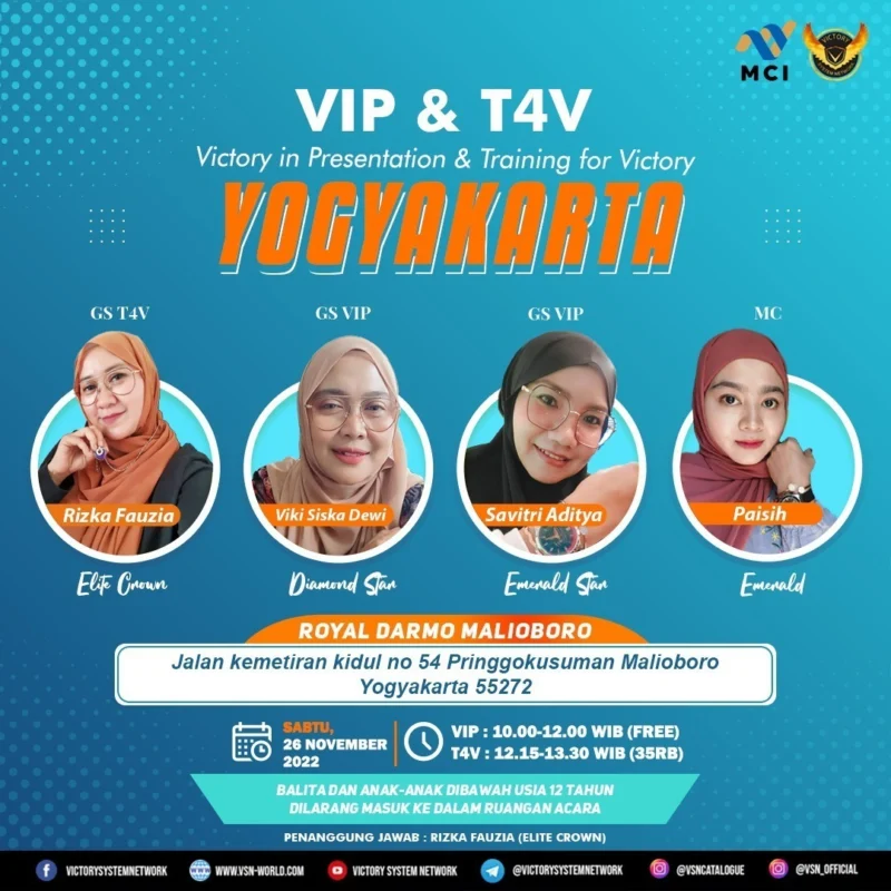 Staf Marketing Victory Yogyakarta