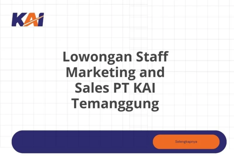 Staf Sales Area Temanggung