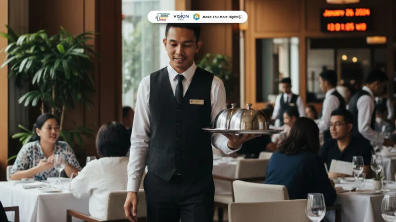 Waiter – Profesional dalam Layanan Meja di Restoran